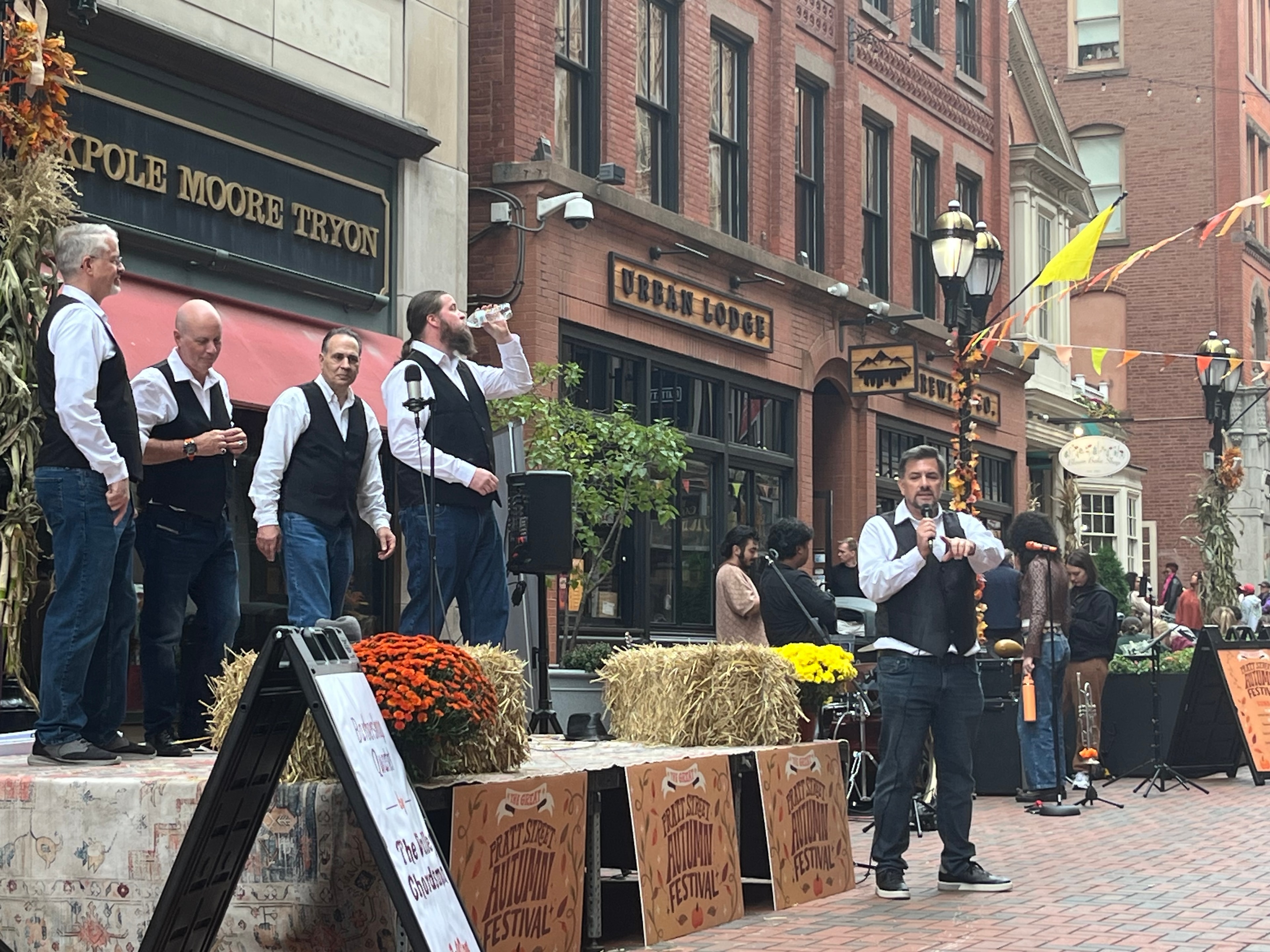 Valley Chordsmen performing on stage